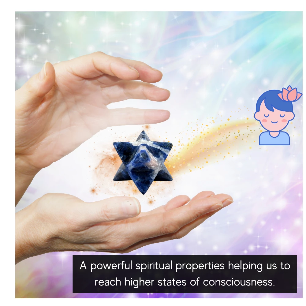 Sodalite Merkaba (15-20 mm)