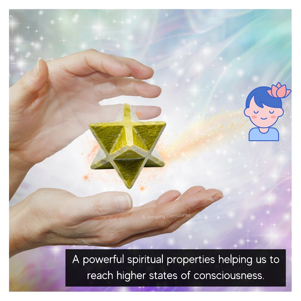 Vesuvianite Merkaba (20-25 mm)