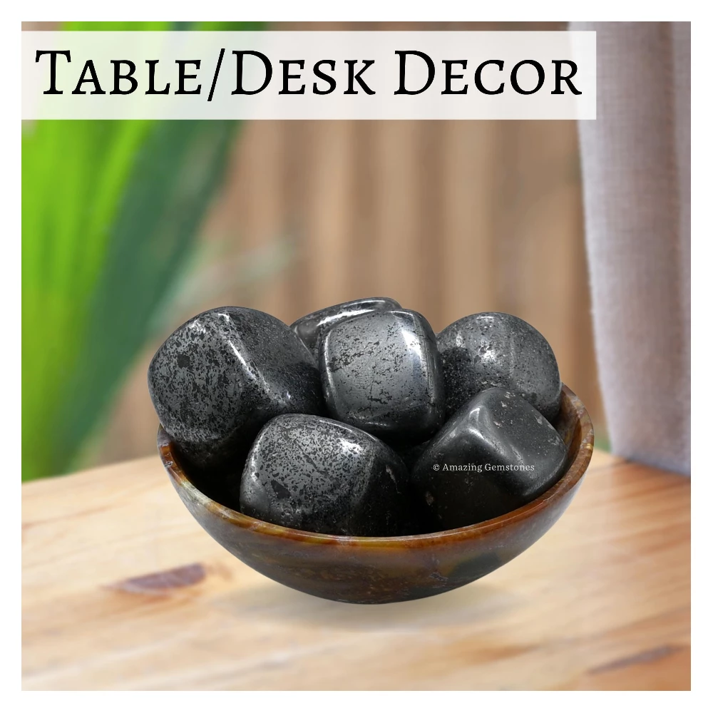 Tumbled Hematite Crystals Stones (1 oz)