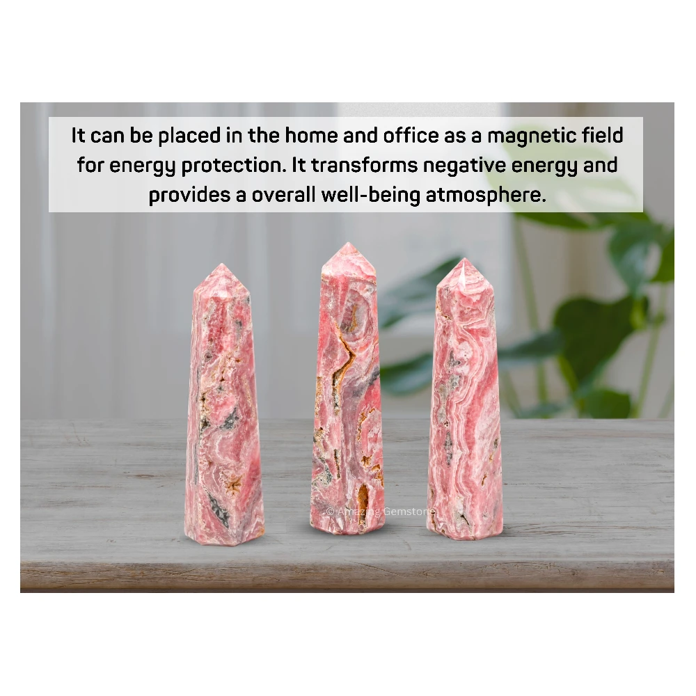 Rhodochrosite Tower (2" to 3" INCH)