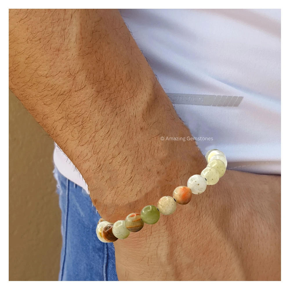 Green Calcite Bracelet (Adjustable)