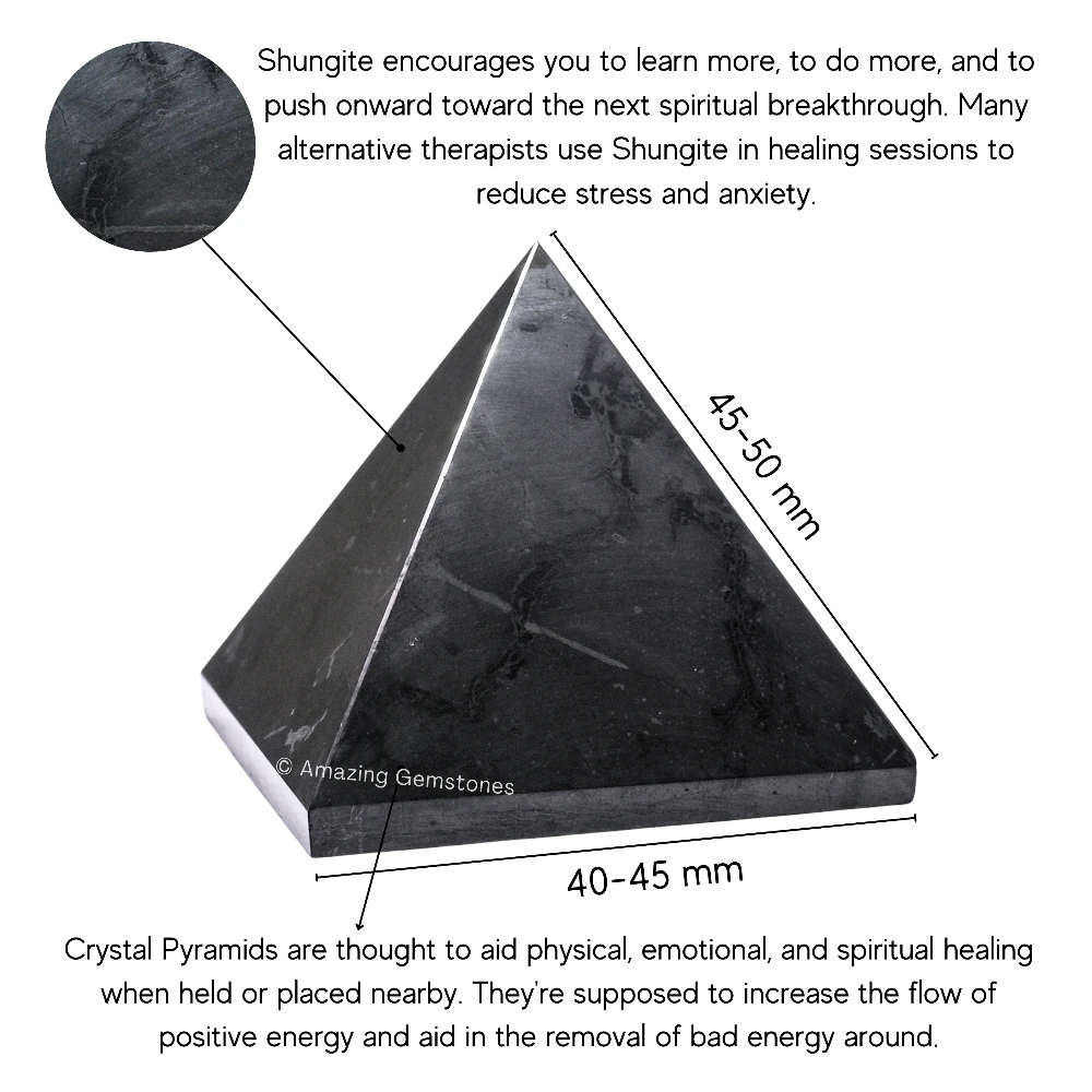 Shungite Pyramid (2 Inch)