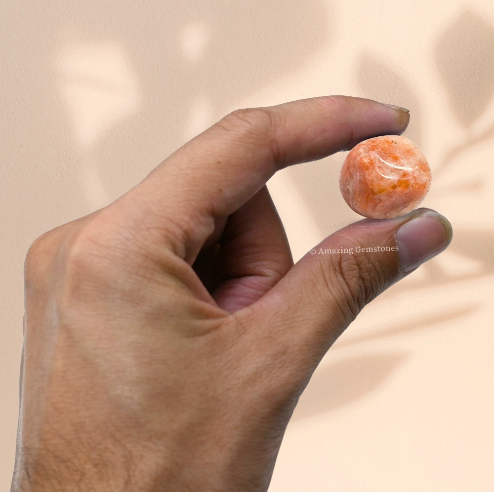 Tumbled Sunstone Crystals Stones (1000+ Carats)