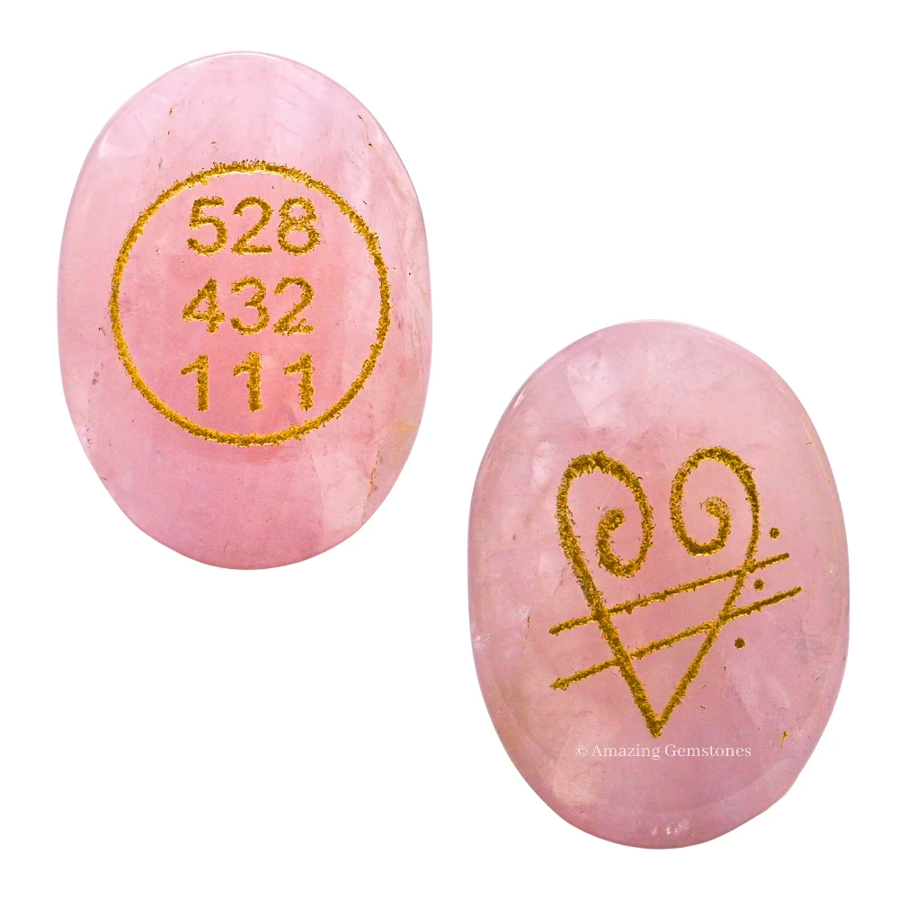 Rose Quartz Zibu Stone (Oval)