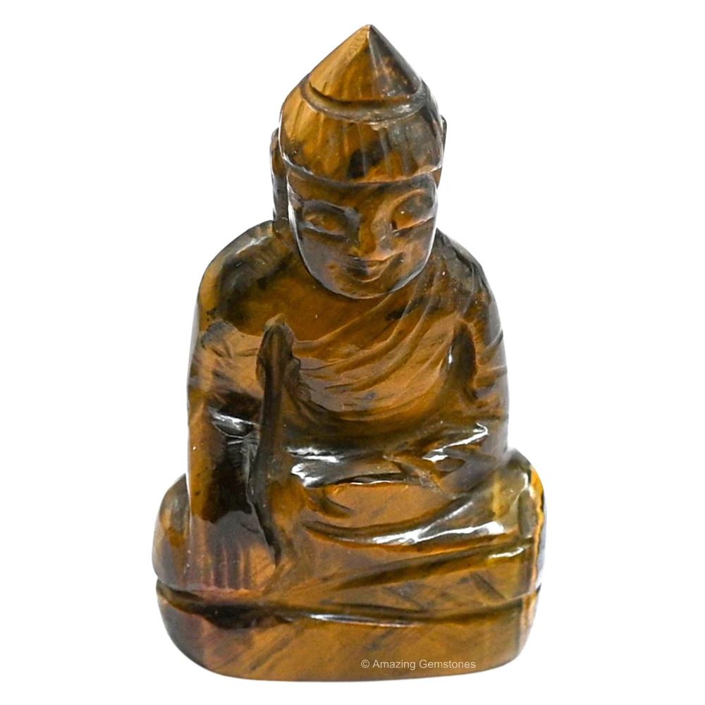 Tiger Eye Buddha Statue