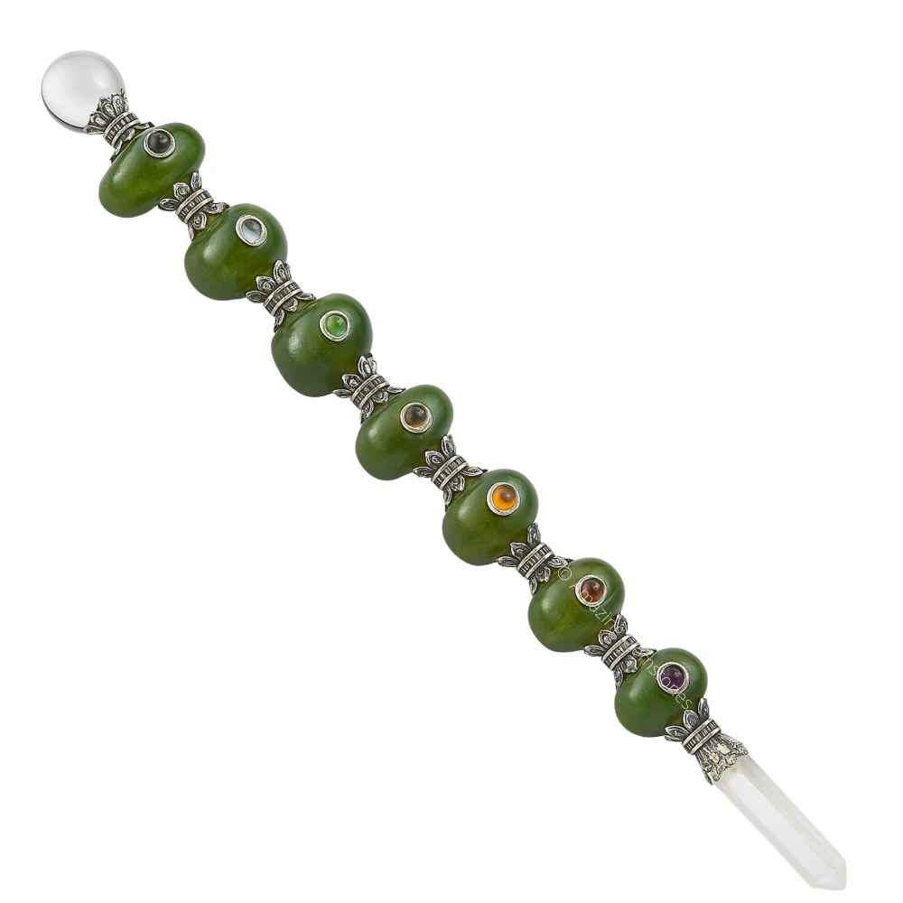 Green Aventurine Tumbled Healing Crystal Wand