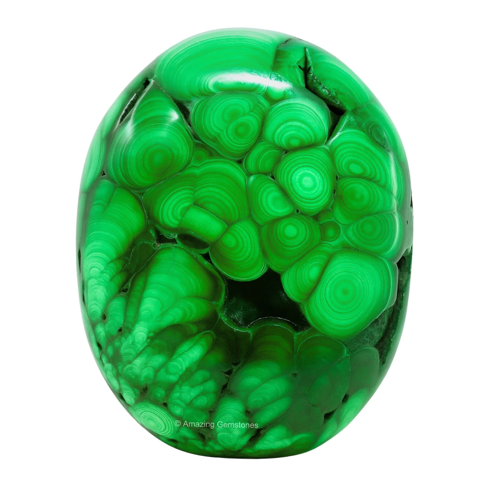 Malachite Palm Stone