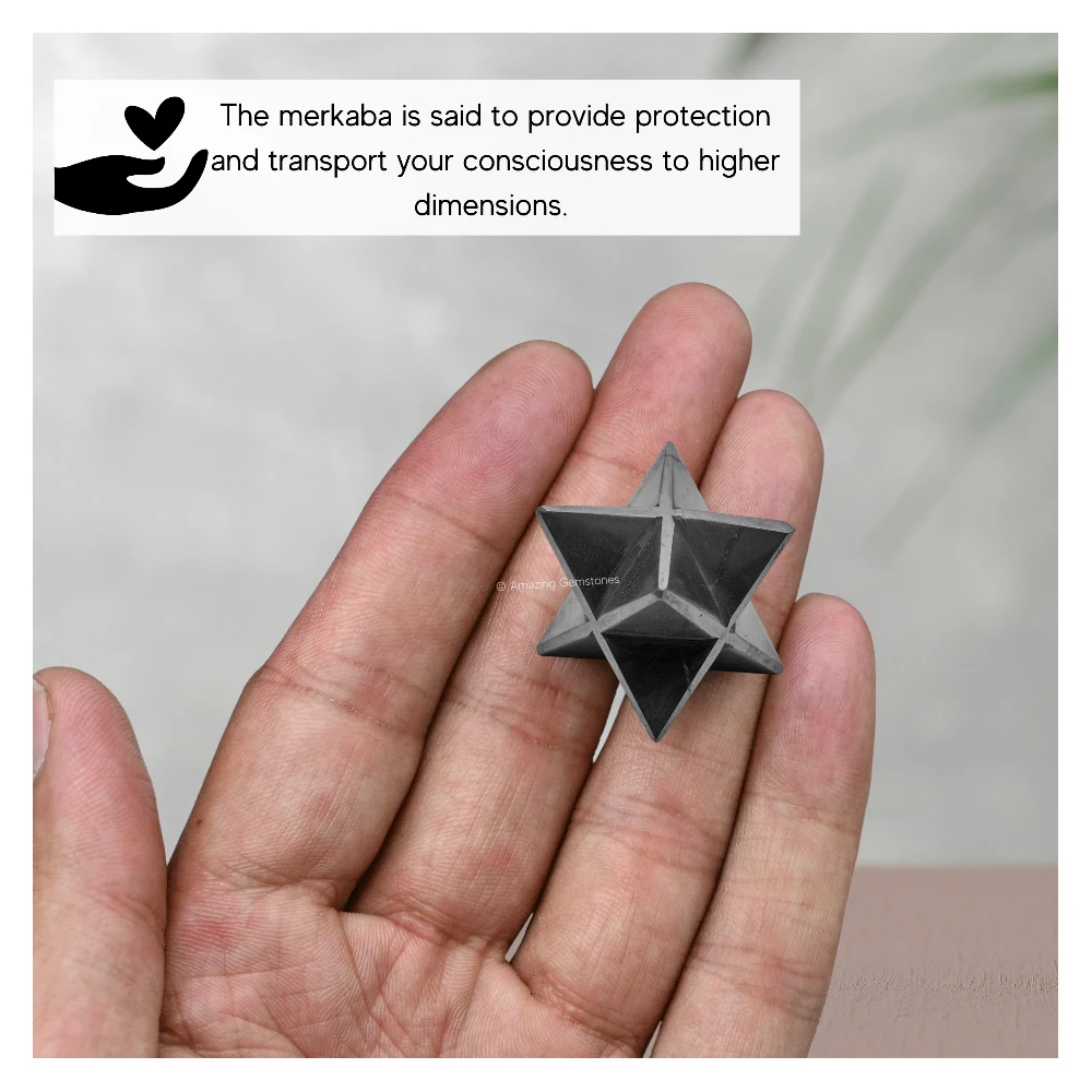 Shungite Merkaba (15-20 mm)