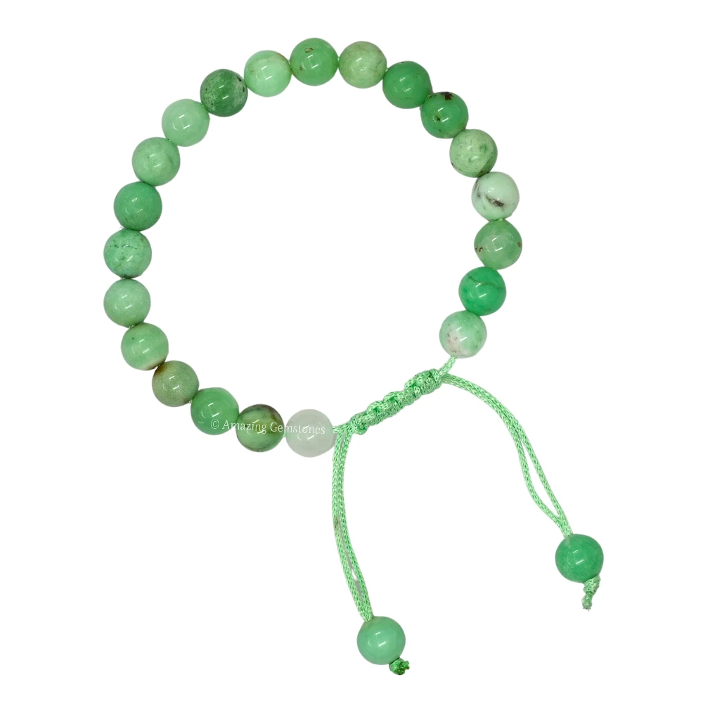 Premium Chrysoprase Bracelet (Adjustable)