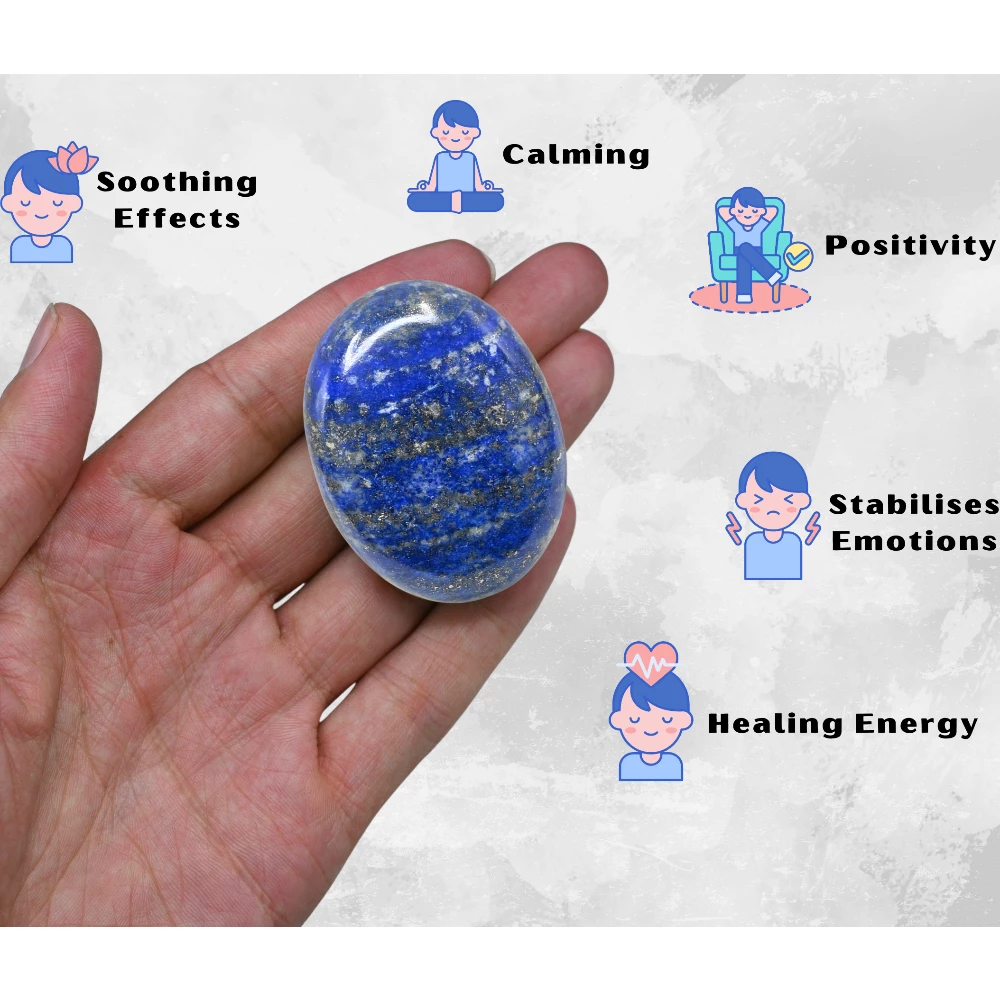 Lapis Lazuli Palm Stone