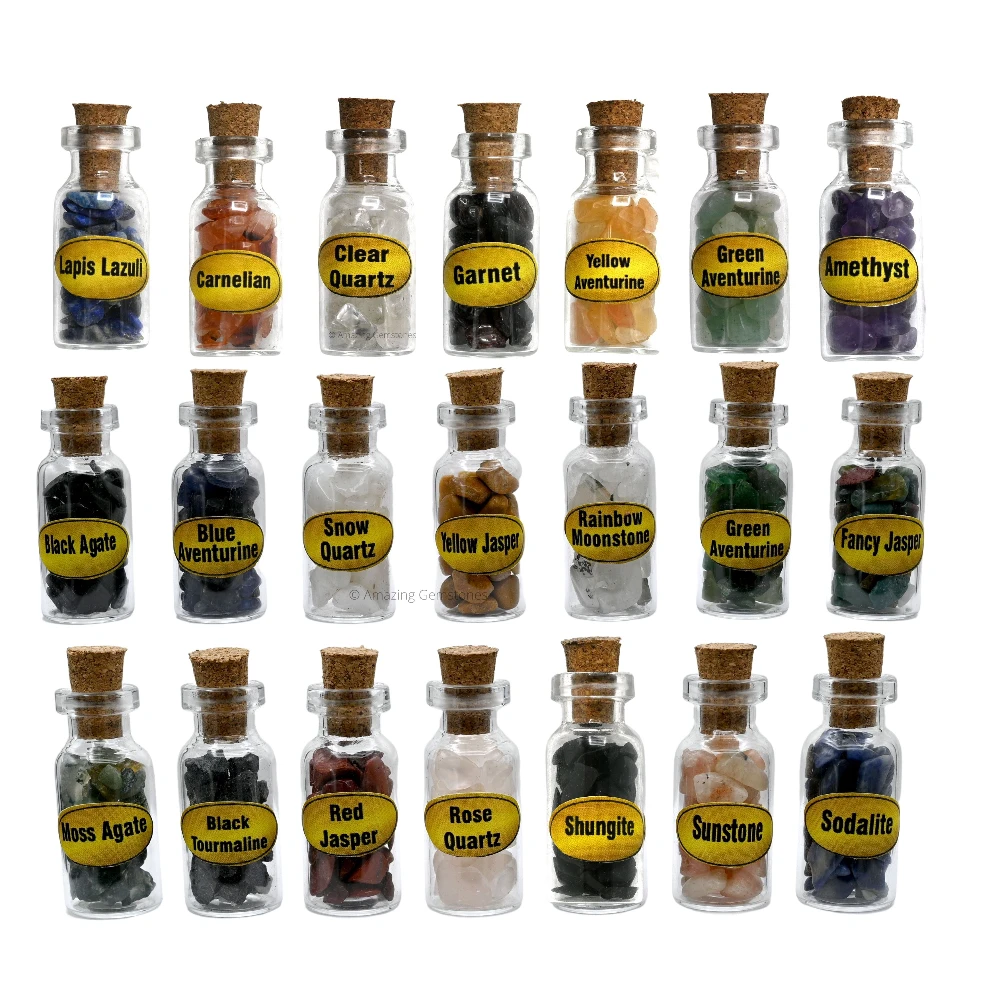 Spell Jars Kit for Witchcraft Supplies  - Premium Set of 26