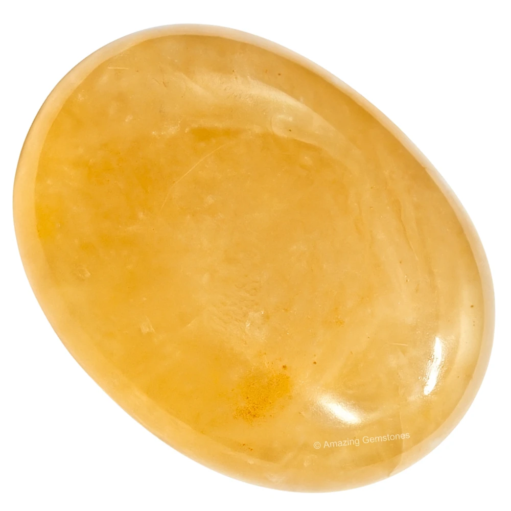 Citrine Palm Stone