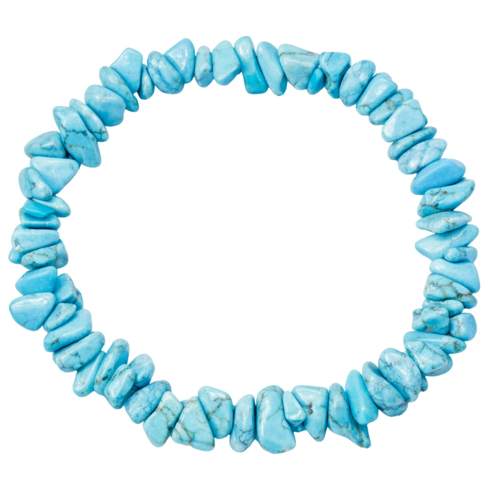 Turquoise (Howlite) Chips Bracelet