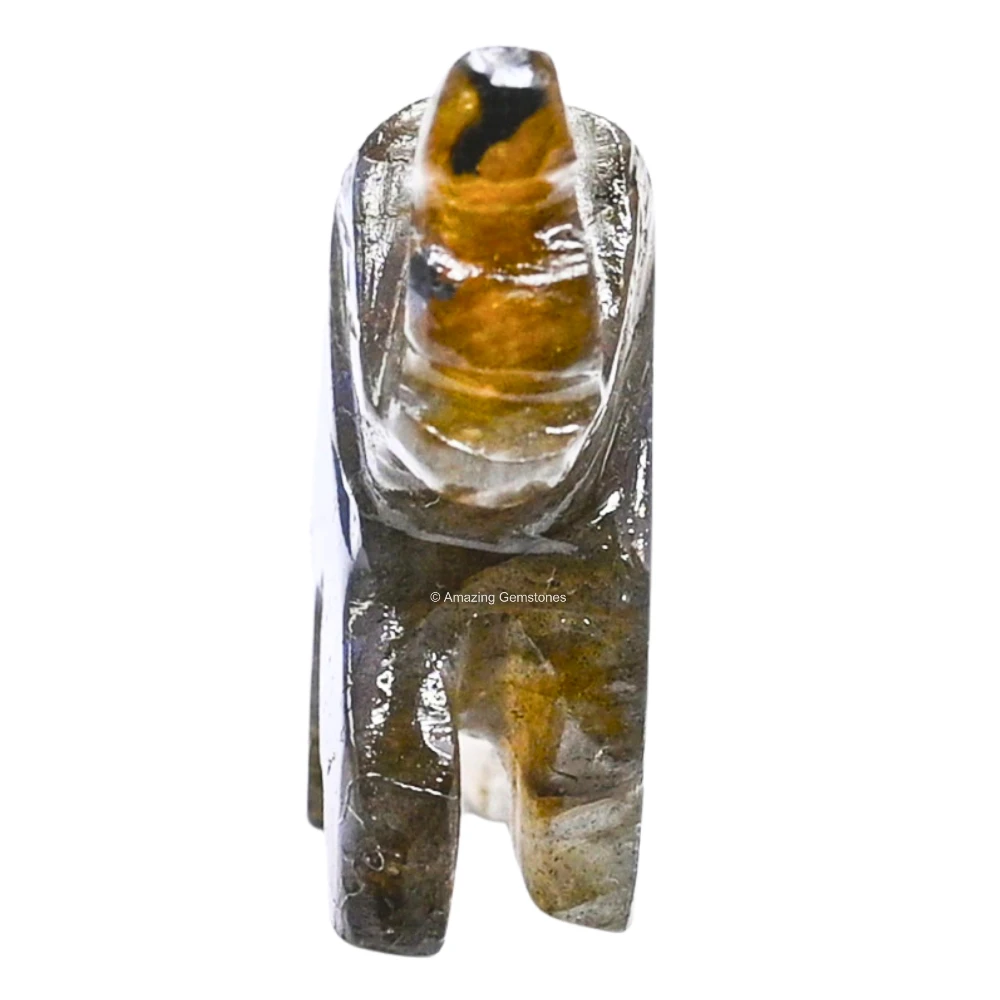 Labradorite Mini Elephant Crystal Figurine