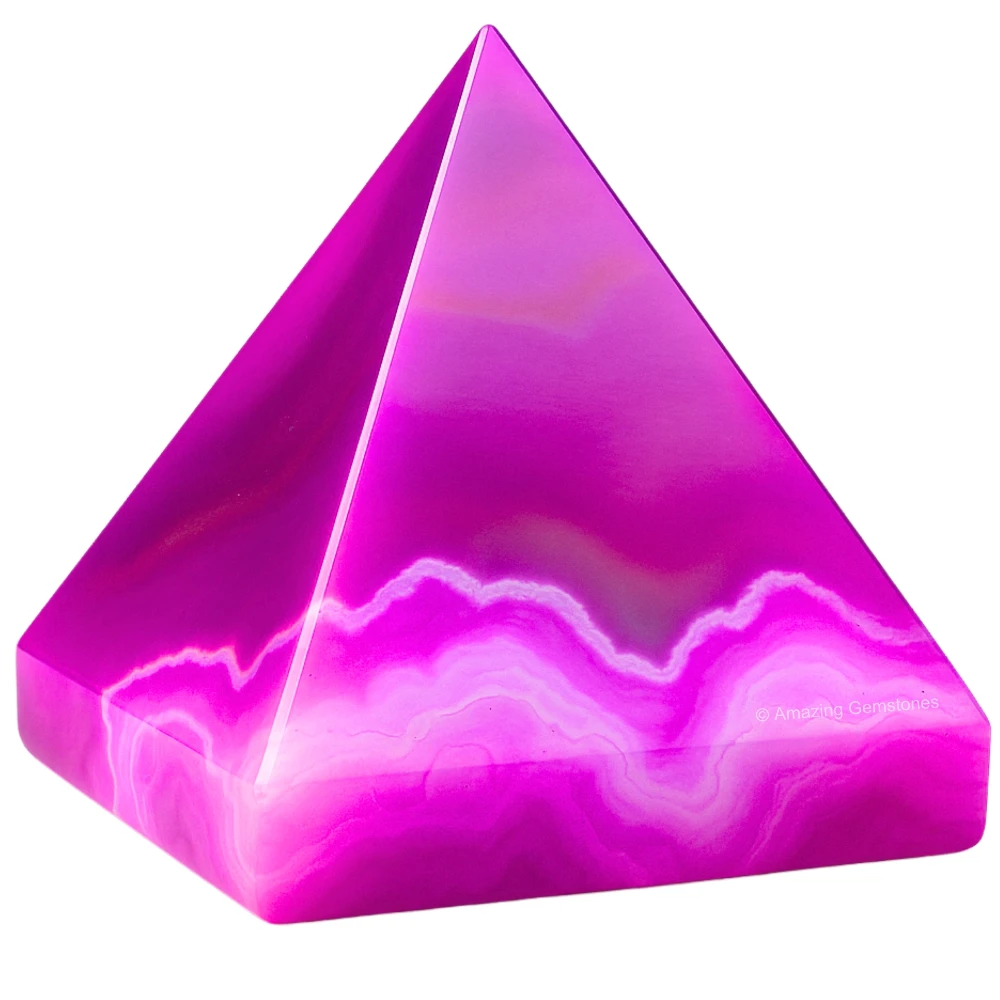 Pink Onyx Pyramid (2 Inch)