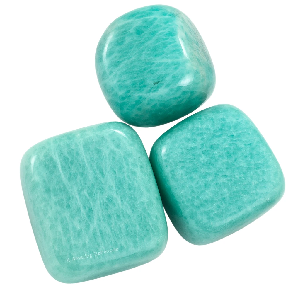 Tumbled Amazonite Crystals Stones (1000+ Carats)