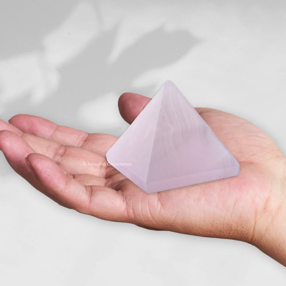 Pink Calcite Pyramid (1.5 Inch)