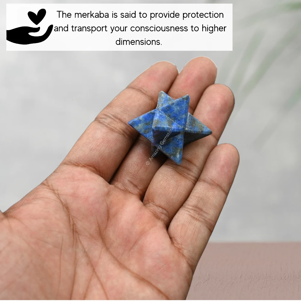 Lapis Lazuli Merkaba (15-20 mm)