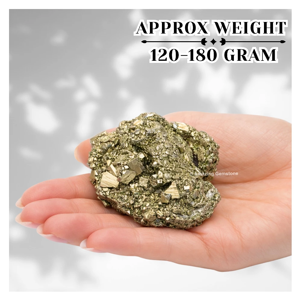 Pyrite Cluster (120-180 Gram)