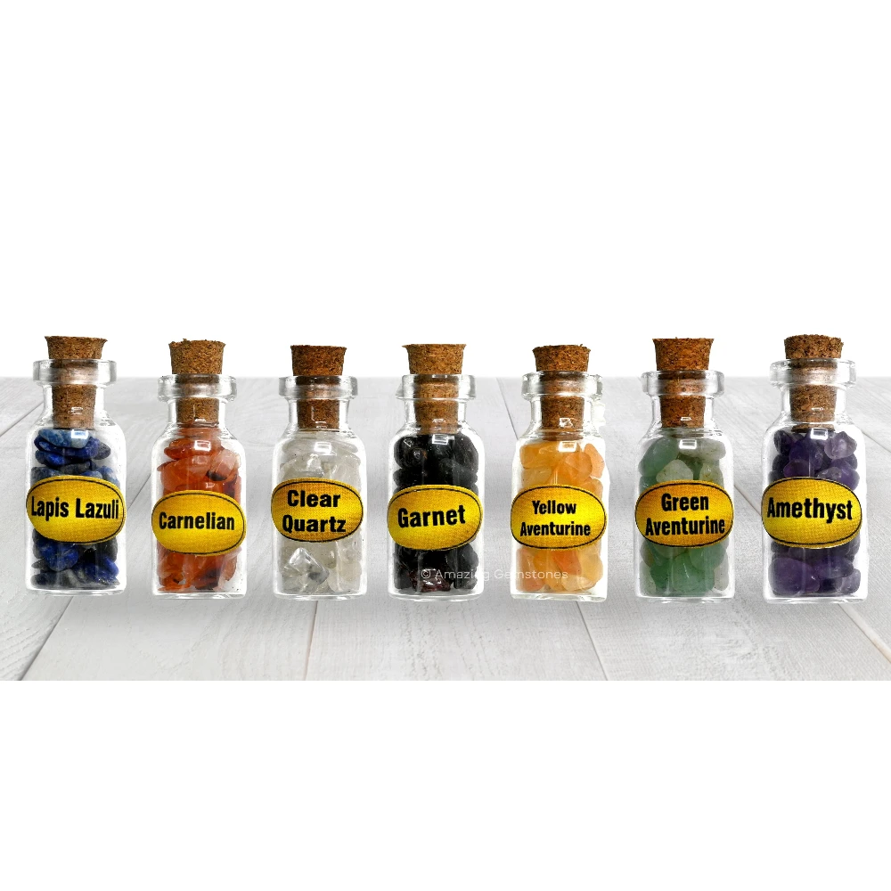 Spell Jars Kit for Witchcraft Supplies - Set of 7 (Starter)