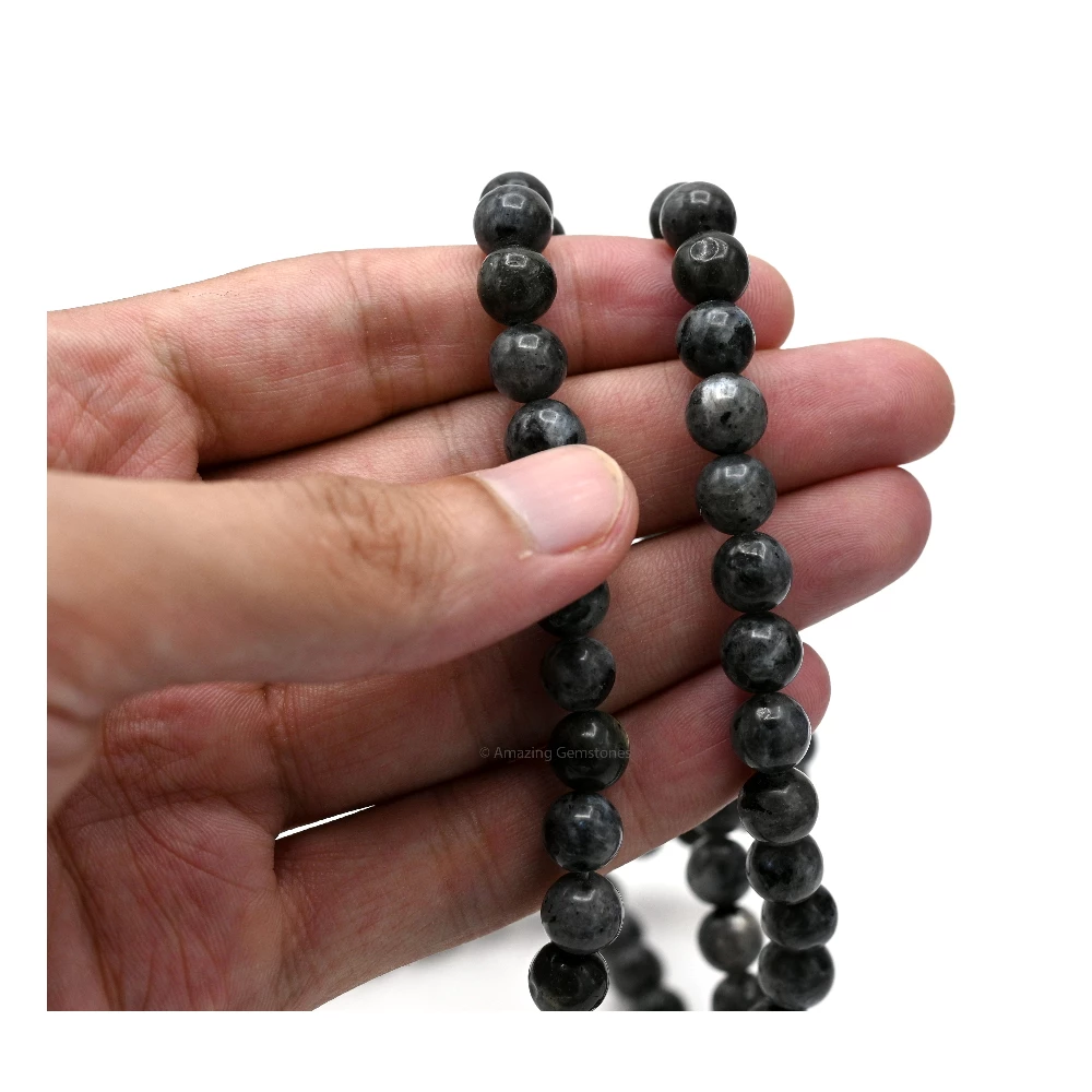 Larvikite Mala (Without Knot)