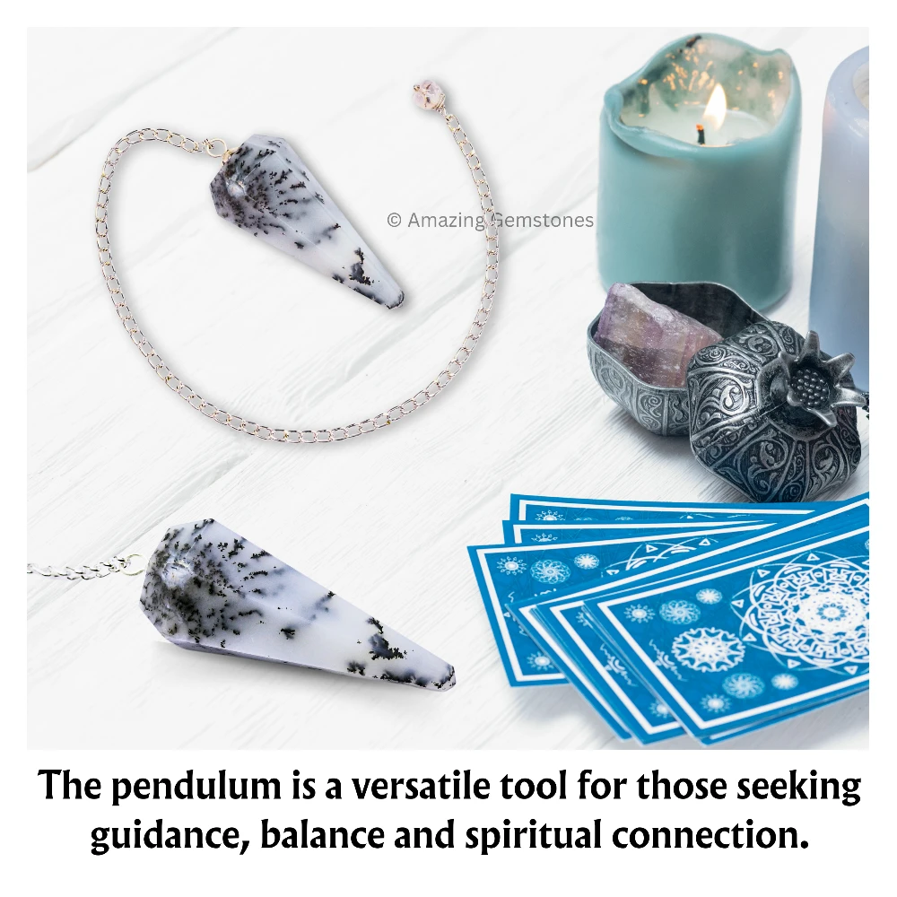 Dendrite Opal Pendulum