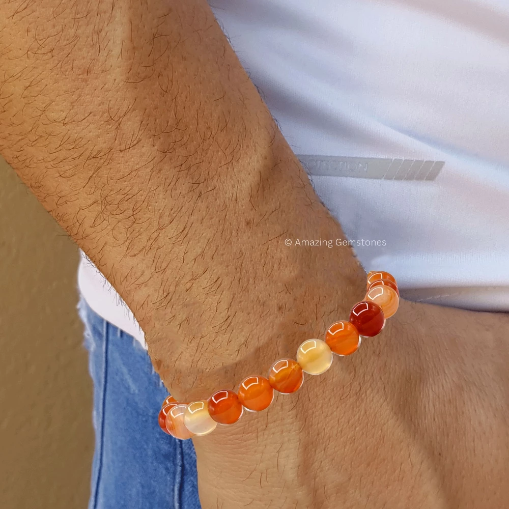 Carnelian Bracelet (Adjustable)