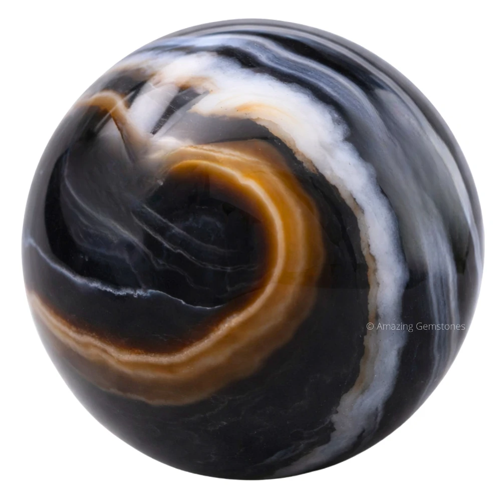 Black Onyx Sphere (2 Inch)