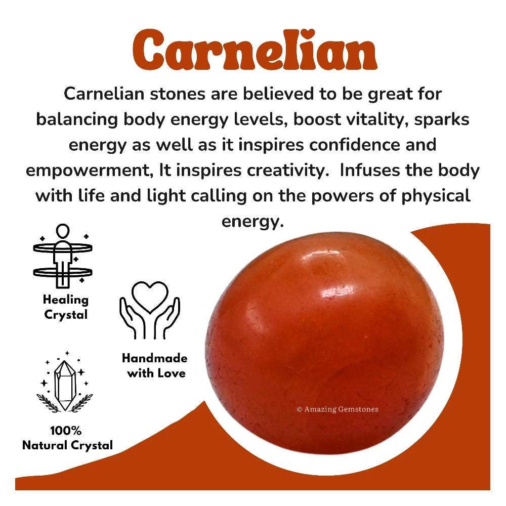 Tumbled Carnelian Crystals Stones (1000+ Carats)