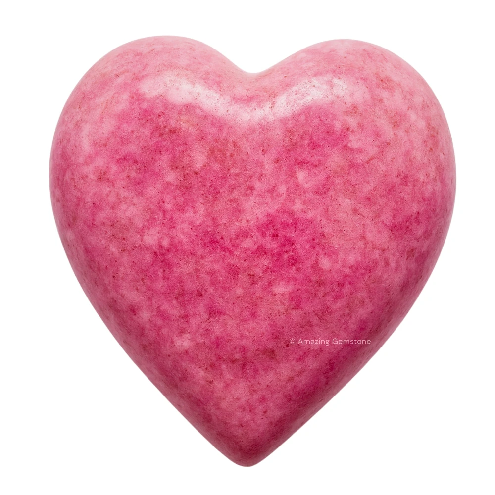Thulite Heart