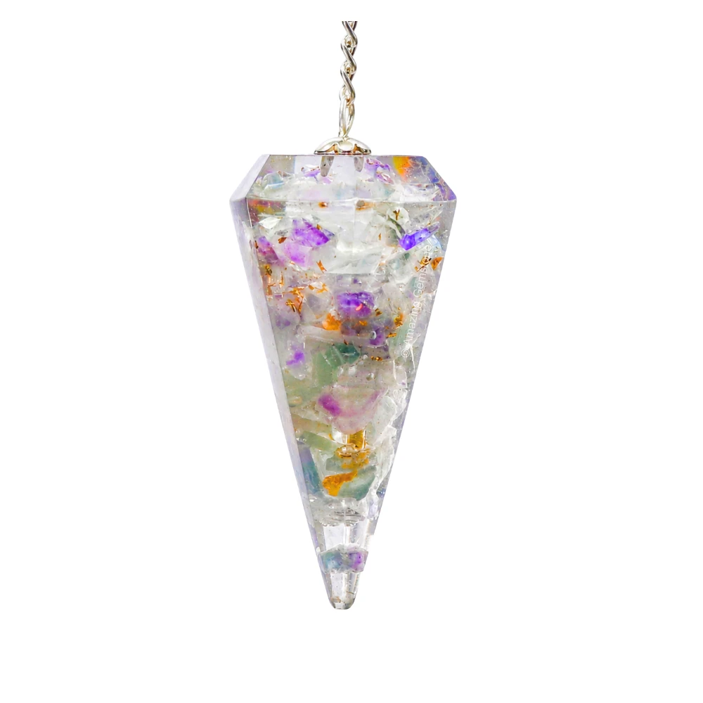 Fluorite Orgone Pendulum