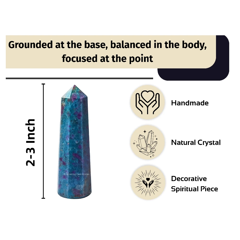 Ruby Kyanite Tower (2" to 3" inch)