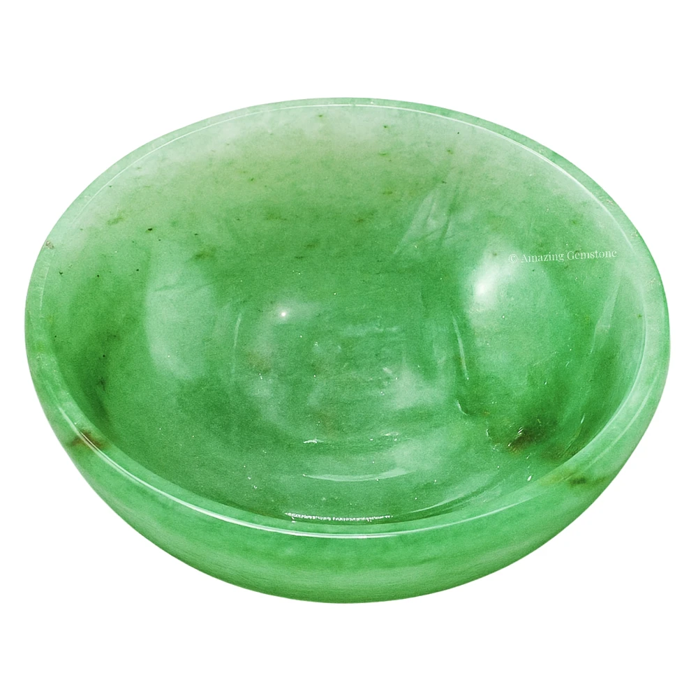 Green Aventurine Crystal Bowl - 3 Inch
