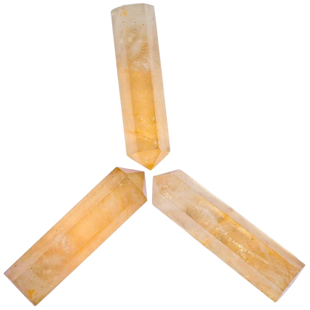 Citrine Pencil Points (Set of 10)