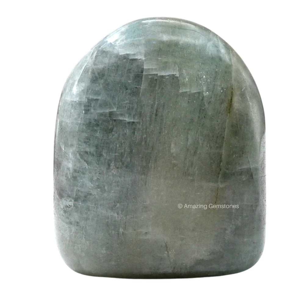 Aquamarine Standing Palm Stone (Regular)