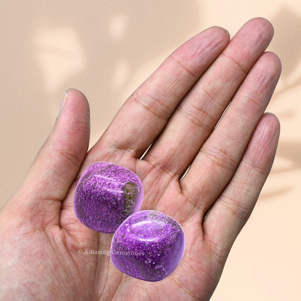Tumbled Stichtite Stone Crystals (1000+ Carats)