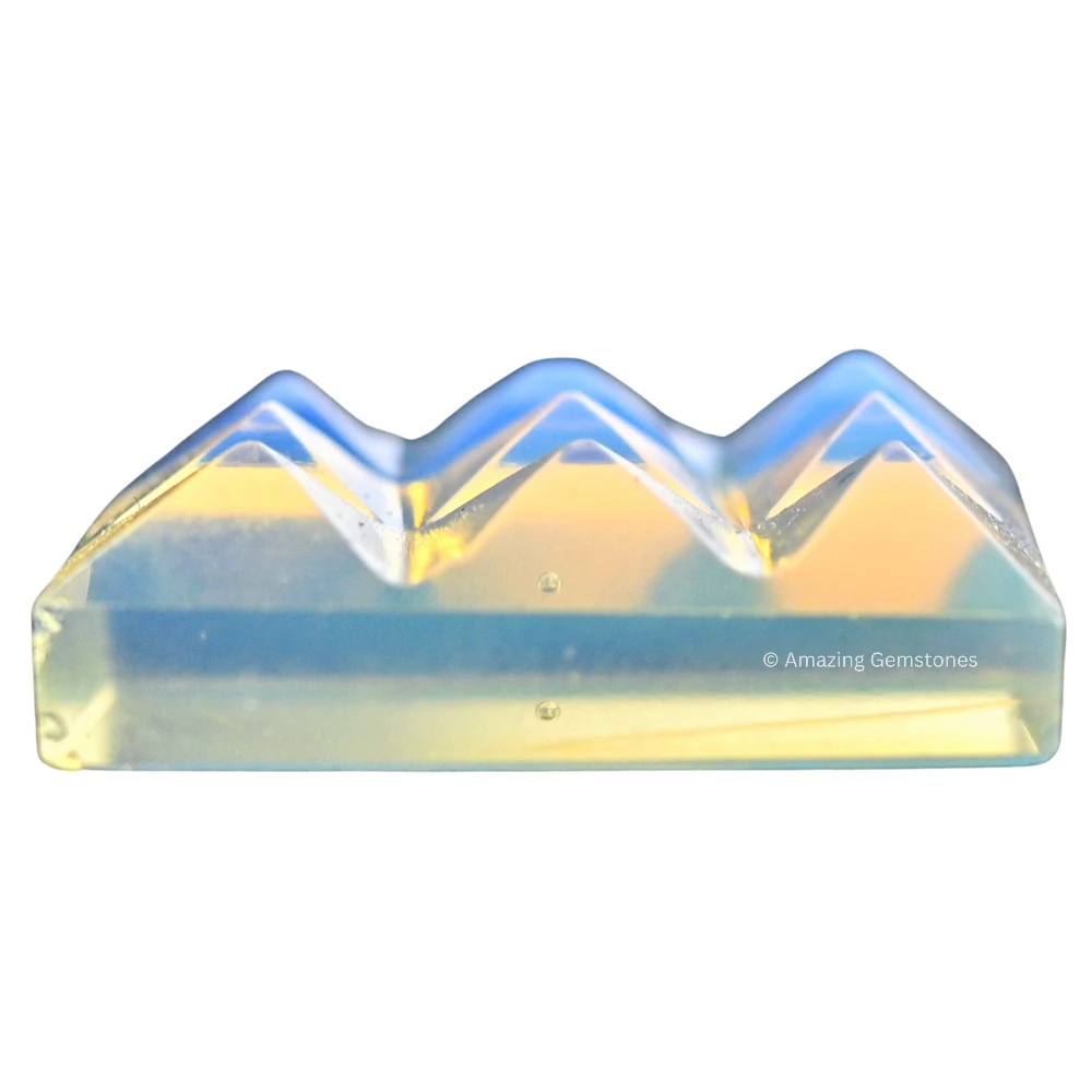 Opalite 9 Pyramid Plate