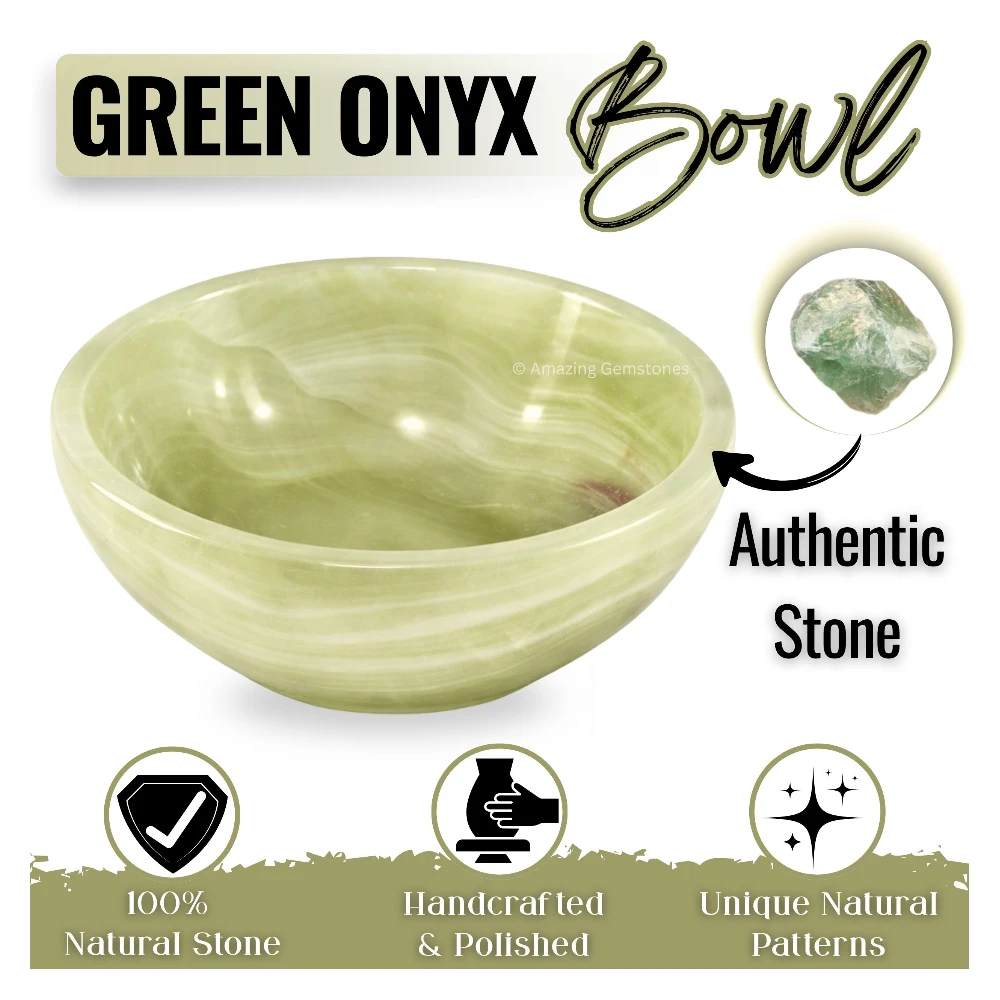 Green Onyx Bowl