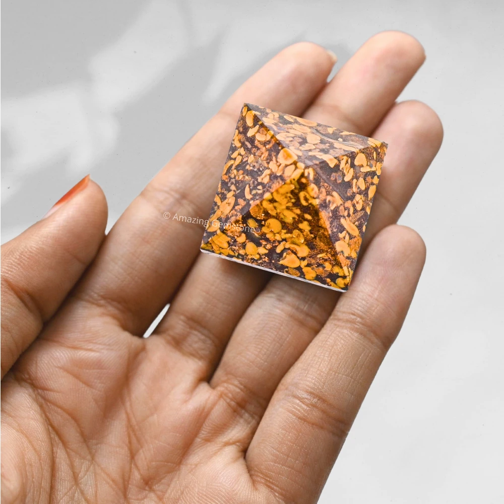 Fruit Jasper Pyramid (1 Inch)