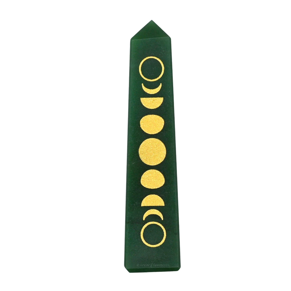 Dark Green Aventurine Tower (4" - 5" Inch)