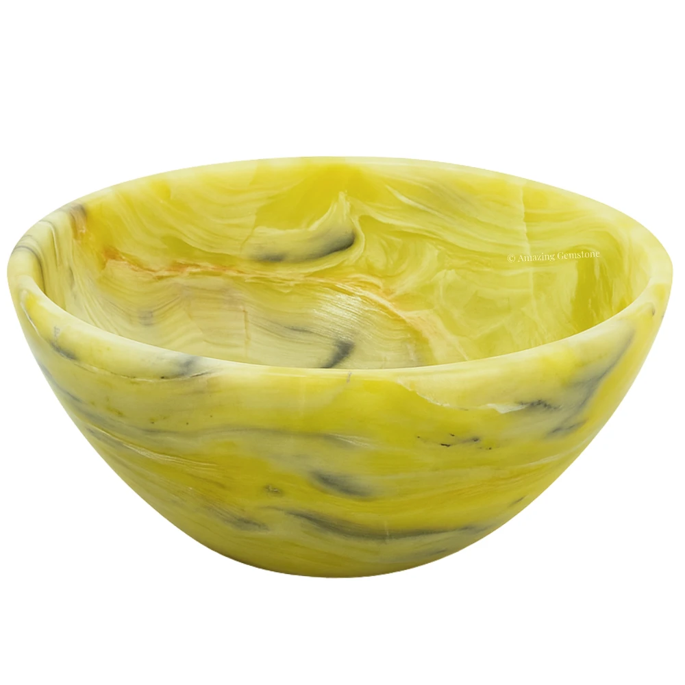 Serpentine Crystal Bowl - 3 Inch