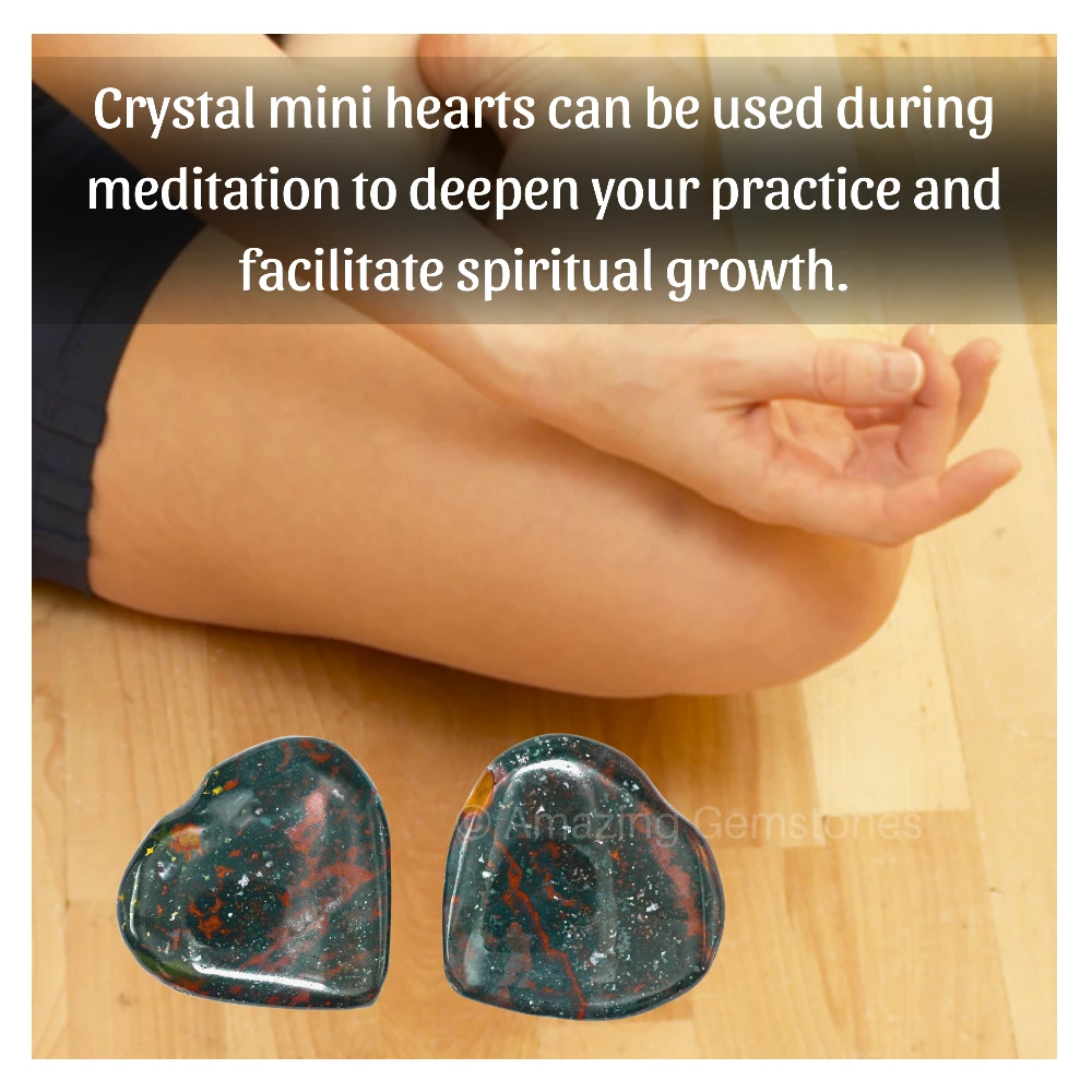 Bloodstone Heart (Pack of 2)