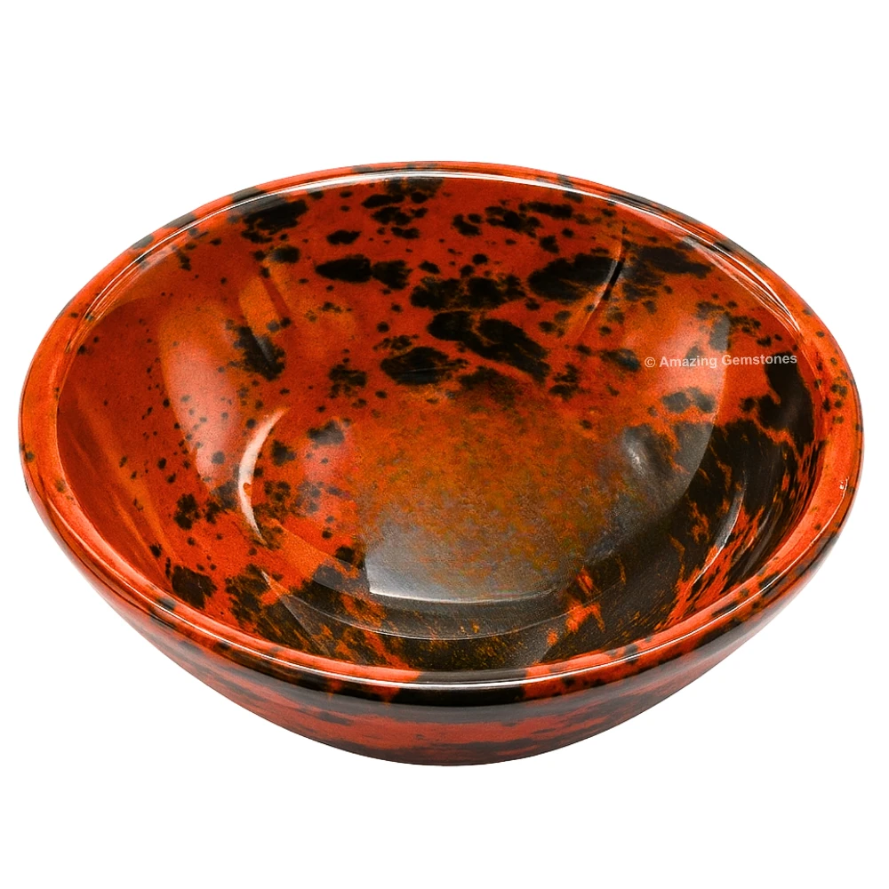 Mahogany Obsidian Crystal Bowl - 2 Inch