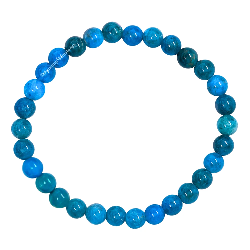 Apatite Healing Crystal Bracelets - 6mm Beads