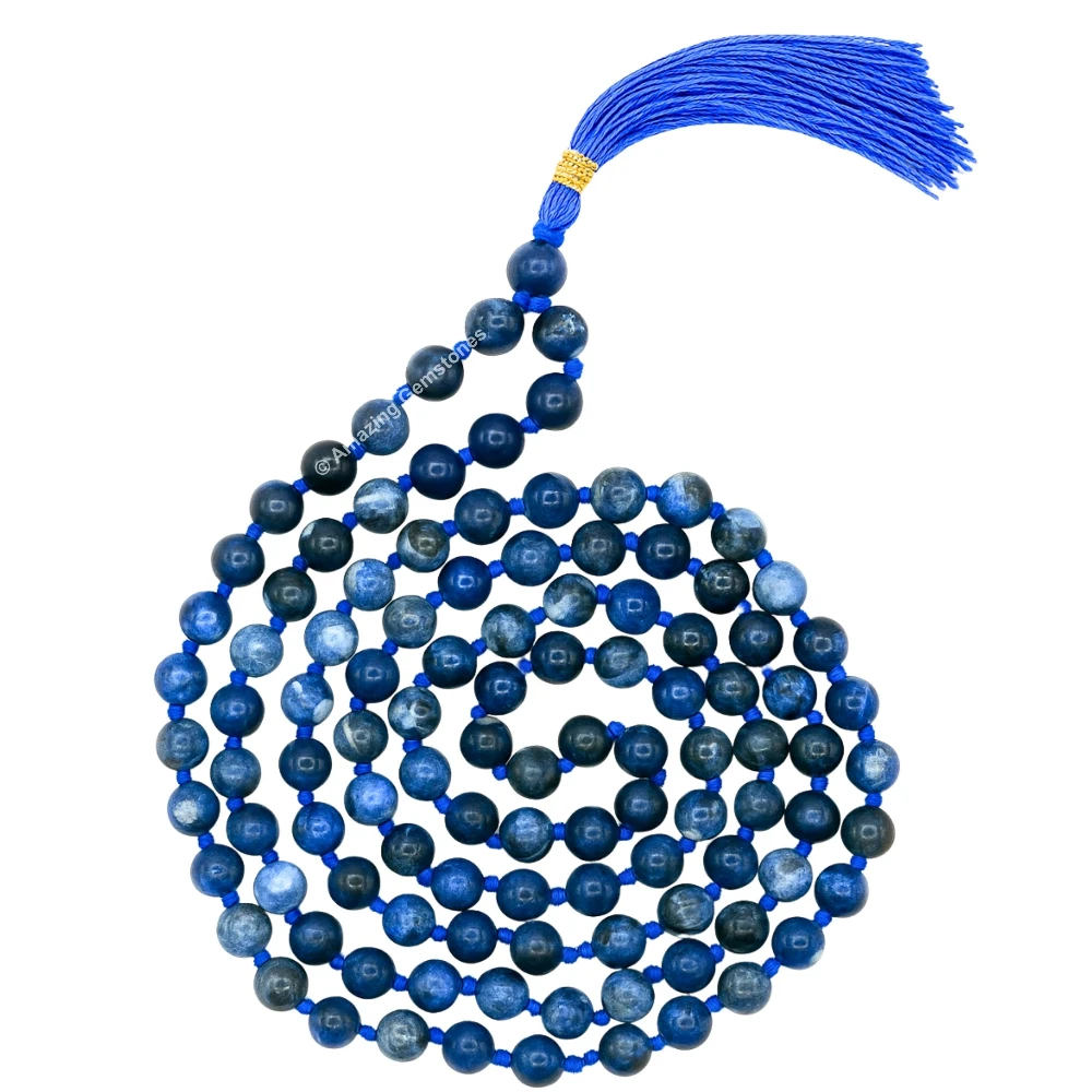 Sodalite Mala (Hand Knotted)