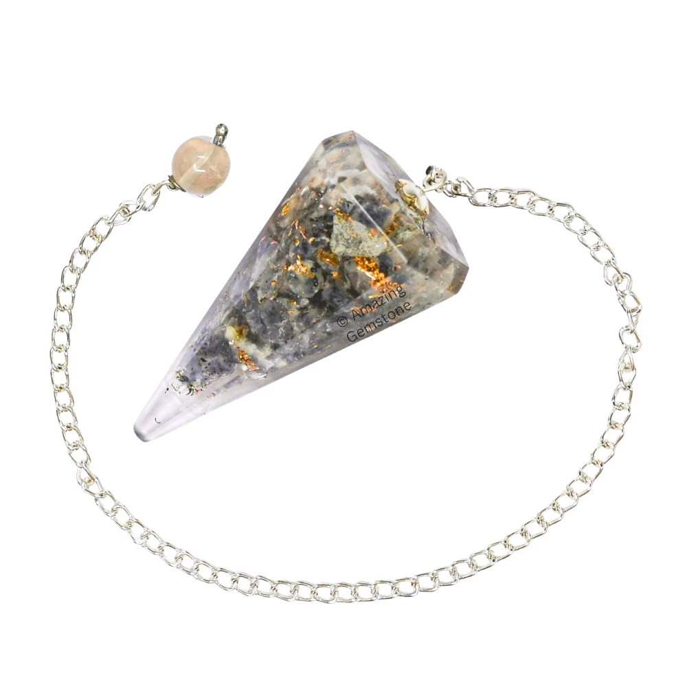 Blue Aventurine Orgone Pendulum