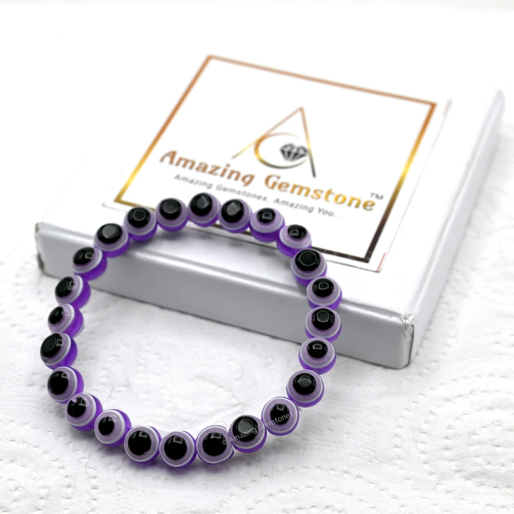 Violet Evil Eye Bracelet