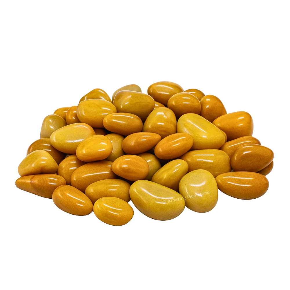 Tumbled Yellow Jasper Crystals Stones (1000+ Carats)