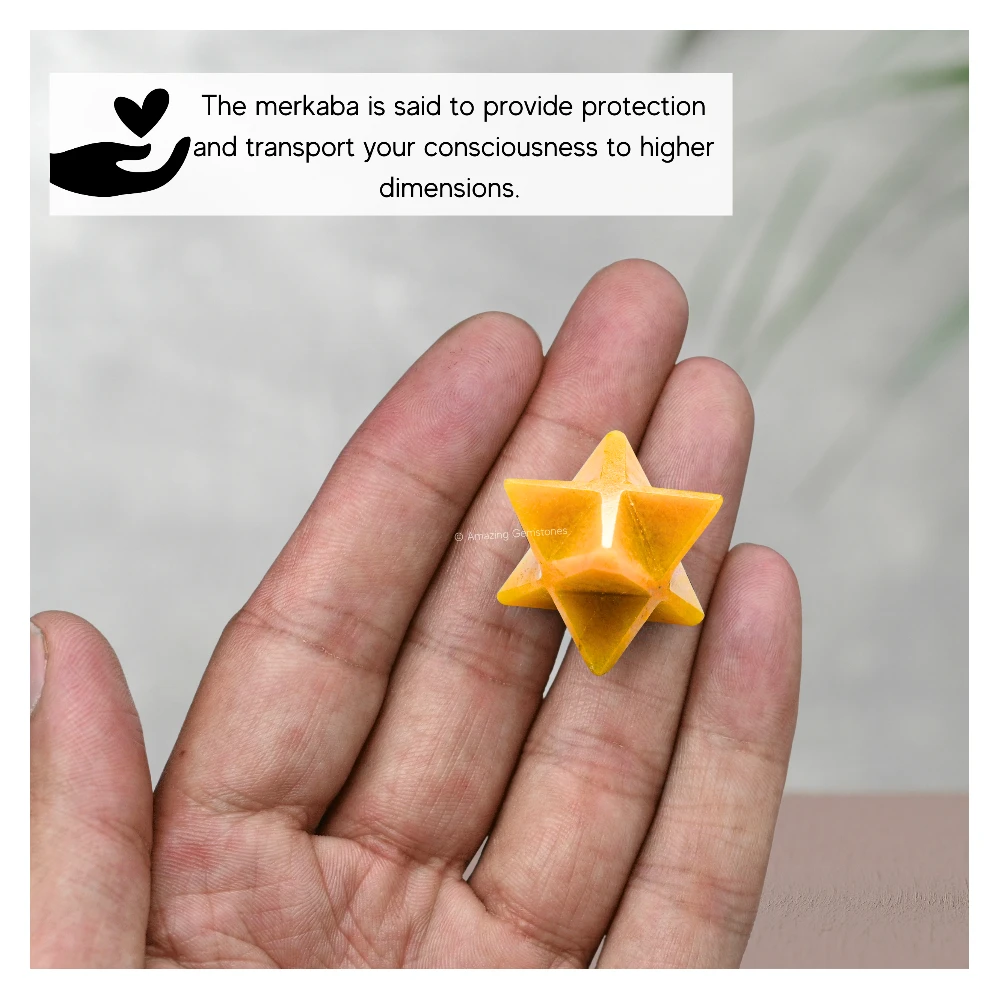 Yellow Jasper Merkaba (15-20mm)