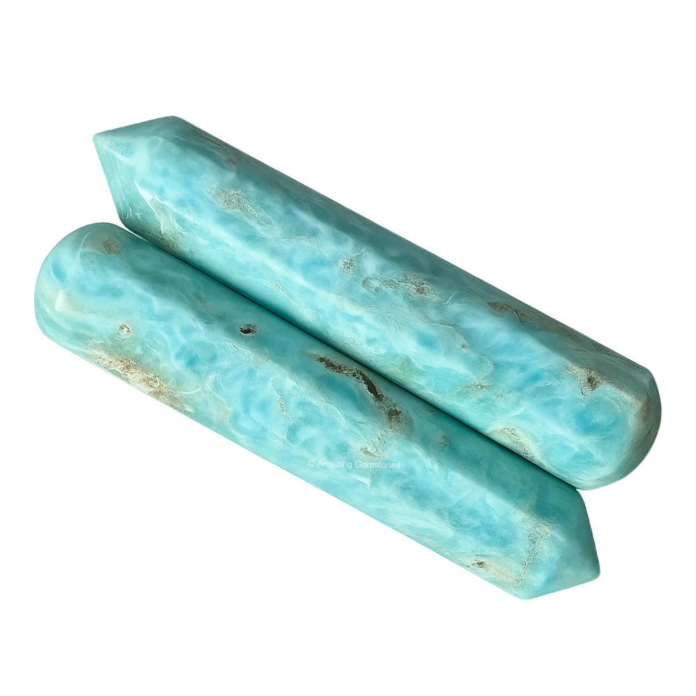 Caribbean Calcite Wand (Faceted)